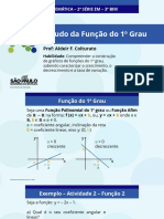 Estudo Da Função de 1º Grau