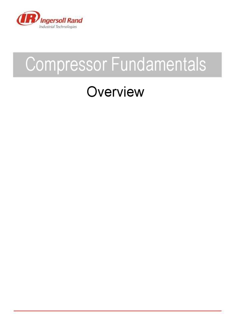 Compressor Operation Fundamentals | PDF