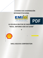 Convenio Marco de Cooperacion Entre EMI - SHELL CORPORATION Rev Legal SHELL