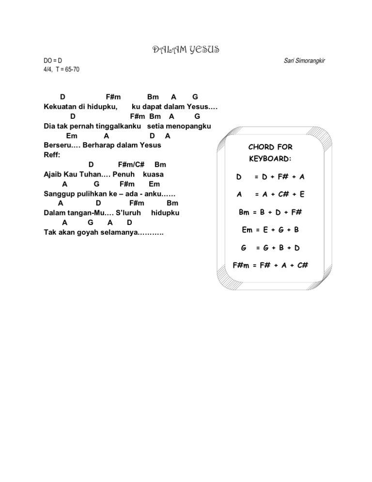 Sbab Kau Besar Chord D