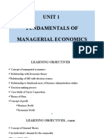 Managerial Economics Fundamentals