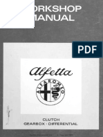 Alfetta Transaxle & Clutch Manual