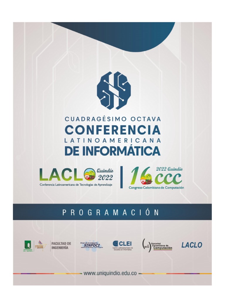 Conferencias y Talleres de Tecnología 2023 | PDF | Ciencias de la ...