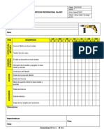 Inspeccion Preoperacional de Taladro