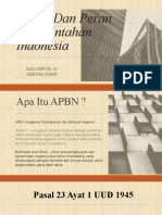 APBN Dan Peran Pemerintah Indonesia