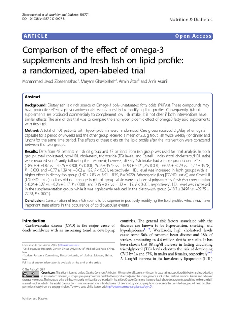 Omega 3 PDF Omega 3 Fatty Acid Fish Oil