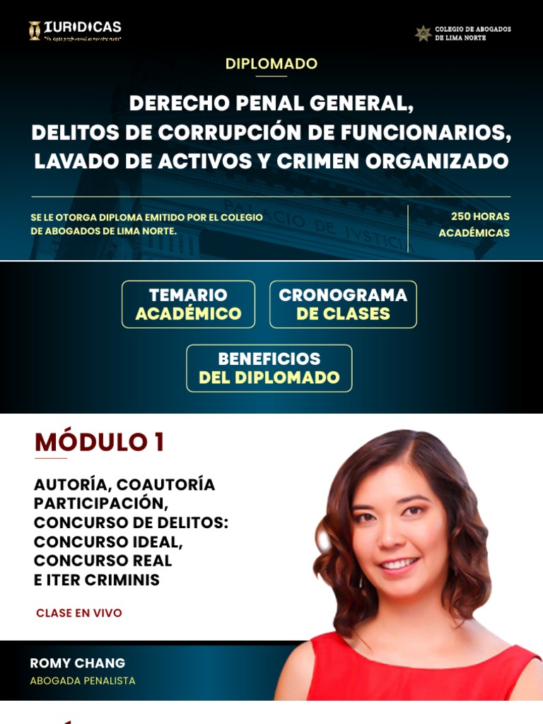 Diplomado en Crimen Organizado y Corrupción | PDF | Intención (Derecho ...