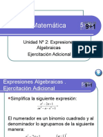 Expresiones Algebraicas