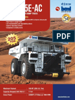 High productivity rear dump truck with reliable diesel-electric power