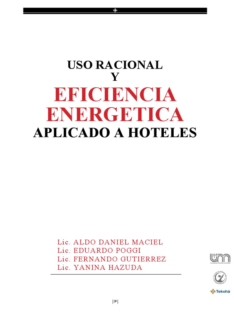 Eficiencia Energética en Hoteles | PDF | Uso eficiente de energía | Turismo
