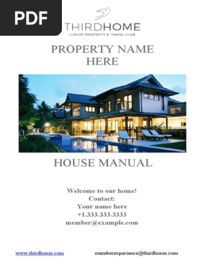 House Guide Template