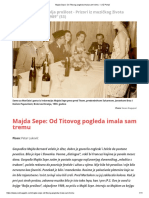 Majda Sepe - Od Titovog Pogleda Imala Sam Tremu - XXZ Portal