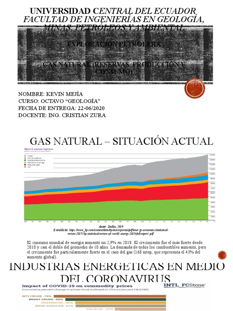 Reservas y Producción de Gas Natural | PDF | Gas natural | América del Sur