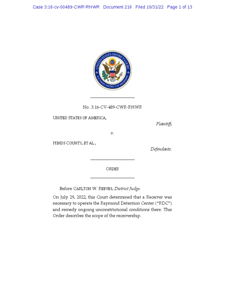 Receiver Duties PDF Lawsuit Bankruptcy