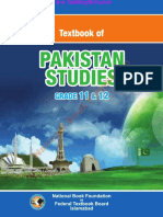 Pak Studies 11 & 12 English Federal