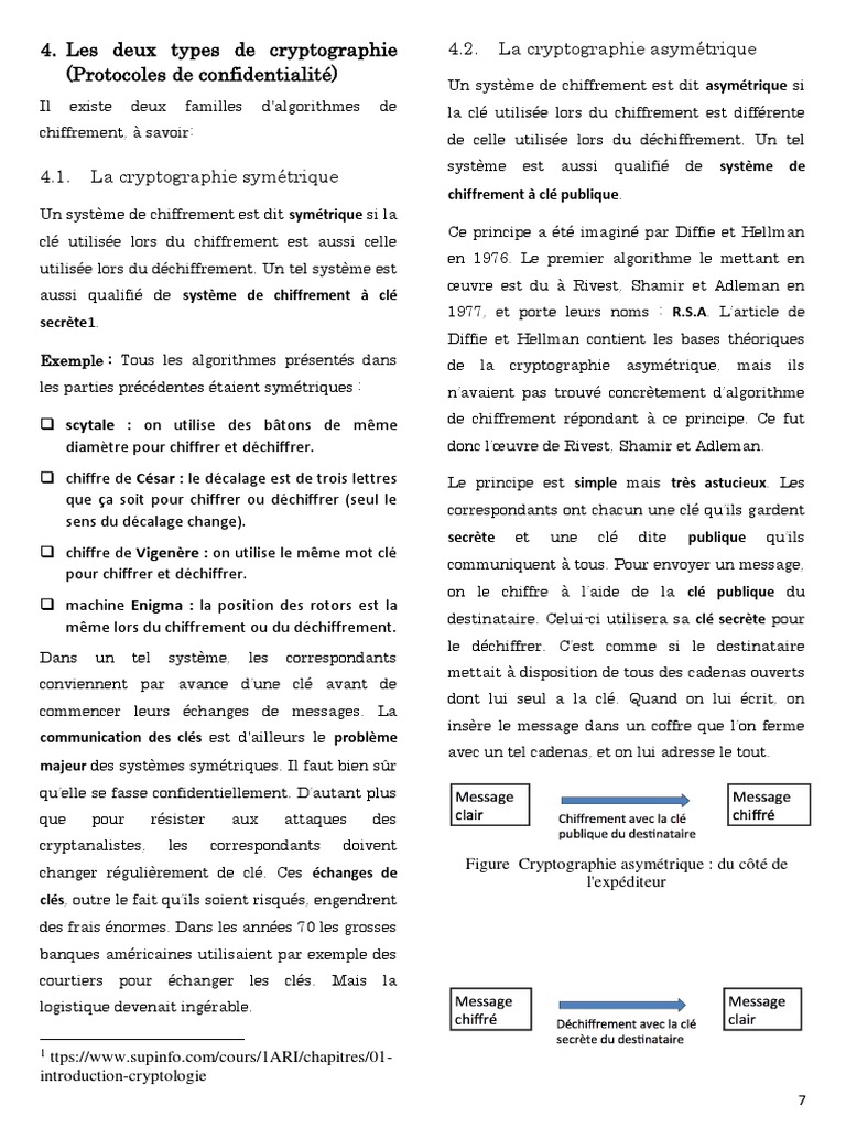 Cours Cryptographie Partie 2 | PDF | Public-key cryptography | Cryptage