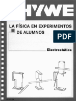 La Física en Experimentos de Alumnos - Electrostática
