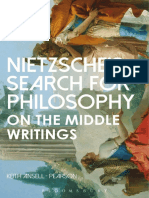 Ansell Pearson, Keith - Nietzsche's Search For Philosophy On The Middle Writings-Bloomsbury Publishing (2018)