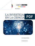 La Investigacion en La Ciencia