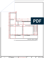 Planta de construção segundo pavimento com medidas e detalhes