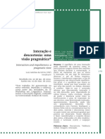 Interacao e descortesia: uma visao pragmatica