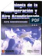 Tecnologia de La Refrigeracion y Aire Acondicionado - Vol 3 - Aire Acondicionado - W.C. Whitman & W.M. Johnson - (Paraninfo)