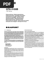 Blaupunkt GTA 4100B Car Amplifier