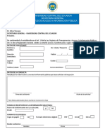 f2 Formato para Solicitudes de Acceso A Información Publica