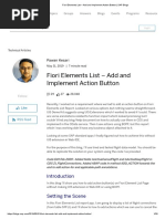 Fiori Elements List - Add and Implement Action Button