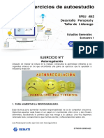 Desarrollo personal y taller de liderazgo - Ejercicios de autoevaluación y responsabilidad