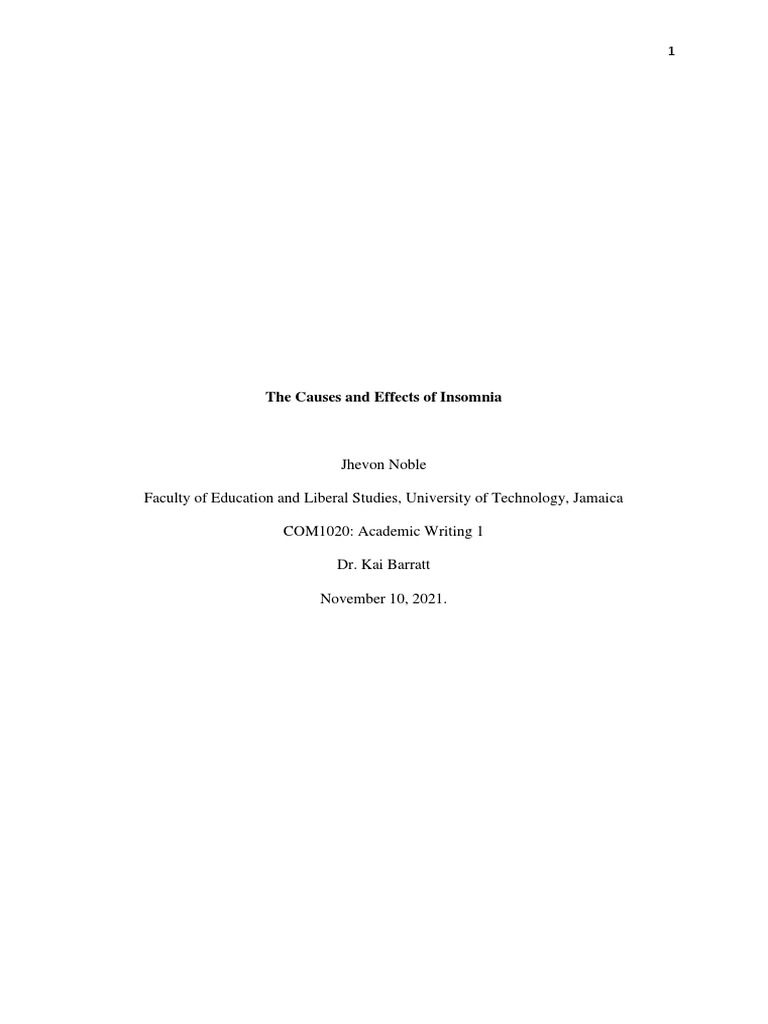 Synthesis Summary Complete Pdf Pdf Insomnia Sleep Disorder