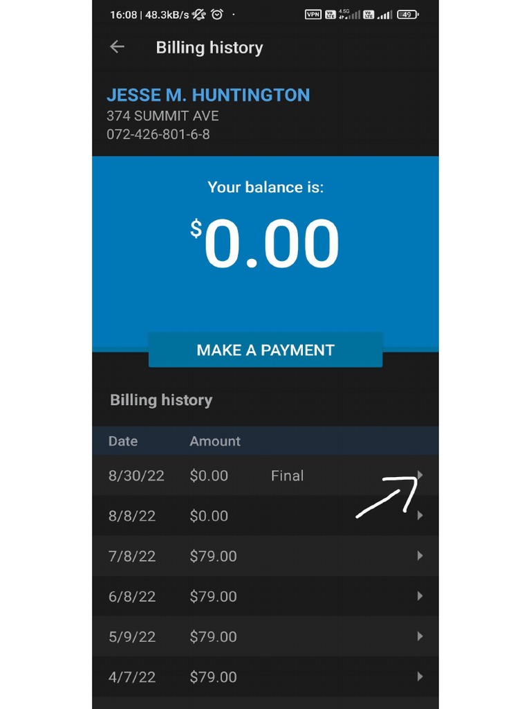 Online Billing AEP PDF