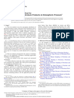 Distillation of Petroleum Products at Atmospheric Pressure: Standard Test Method For