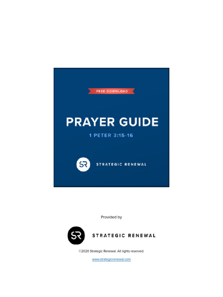 Prayer guide 1 peter 3 15 16 pdf jesus prayer