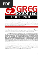 Greg Doucette Email List Full Body Training Plan