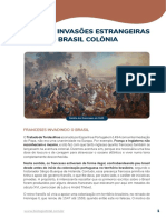 HST - AP - Brasil Colônia - Invasões Estrangeiras No Brasil Colônia