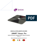 Balanza Peso Leotec Smartfitness Pro - Manual Lebbt05k