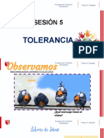 Sesión 5: Tolerancia