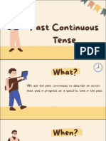 Past Continuous Tense