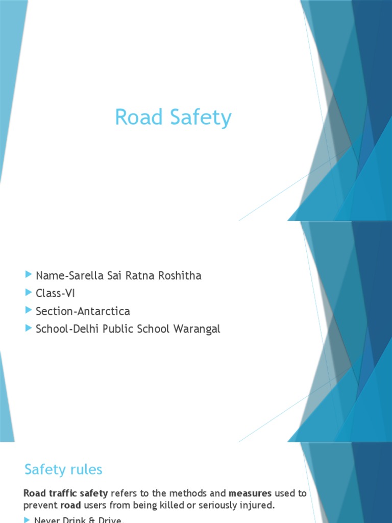 Essential Road Safety Rules for Kids | PDF | Technology & Engineering