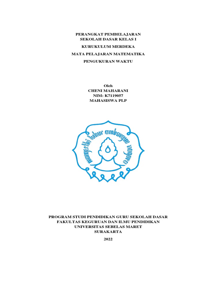 Modul Ajar Matematika Kelas 1 Kurikulum Merdeka Pdf