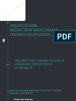 Disaster Risk Reduction and Climate Change Adaptation