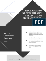 Reglamento de Seguridad y Salud de Los Trabajadores