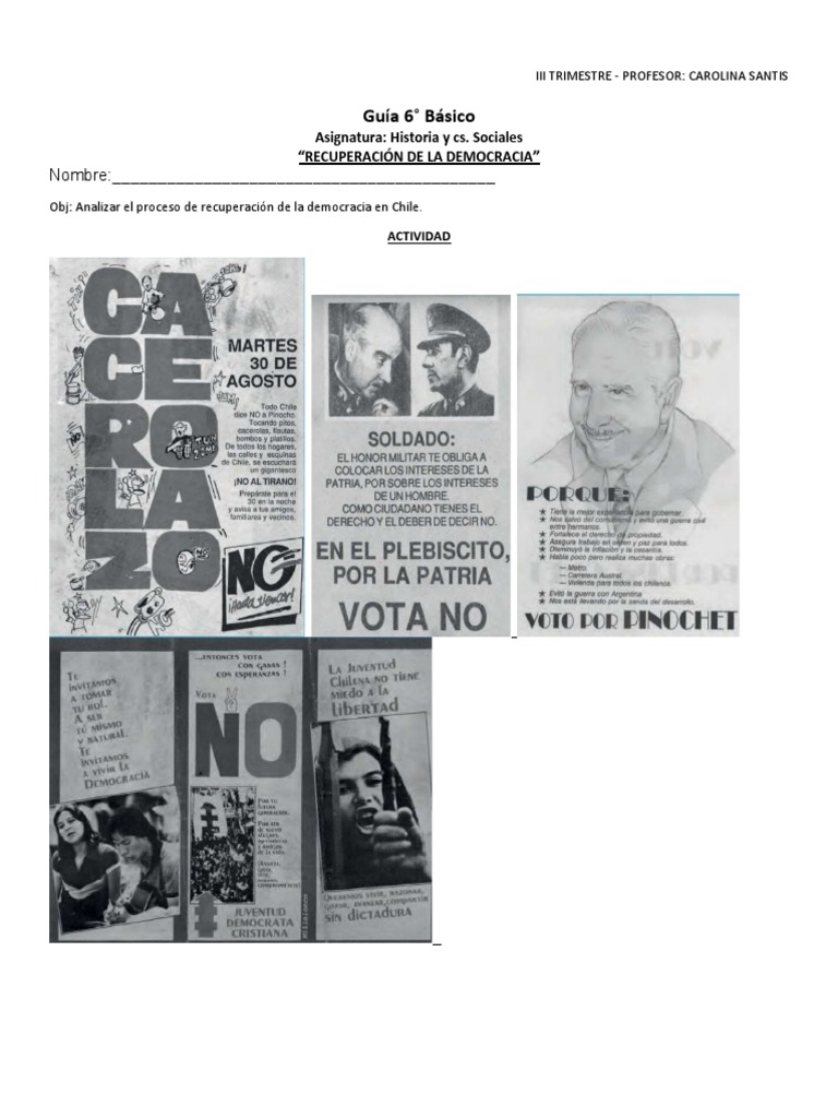 Recuperación de la Democracia en Chile | PDF