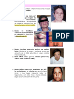 Facies y lesiones cutáneas