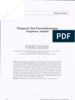 Empiema Amuba Diagnosis Dan Penatalaksanaan Tinjau