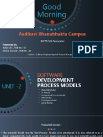 Unit-2 Software Development Process Models