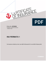 PT Sillo Maritime Perdana Tbk P&I Insurance for INA PERMATA 1