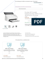 Escáner HP ScanJet Enterprise Flow 7000 s3 Con Alimentación de Hojas - HP Store