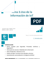 Presentación - M8T3 - Uso de La Información de IoT